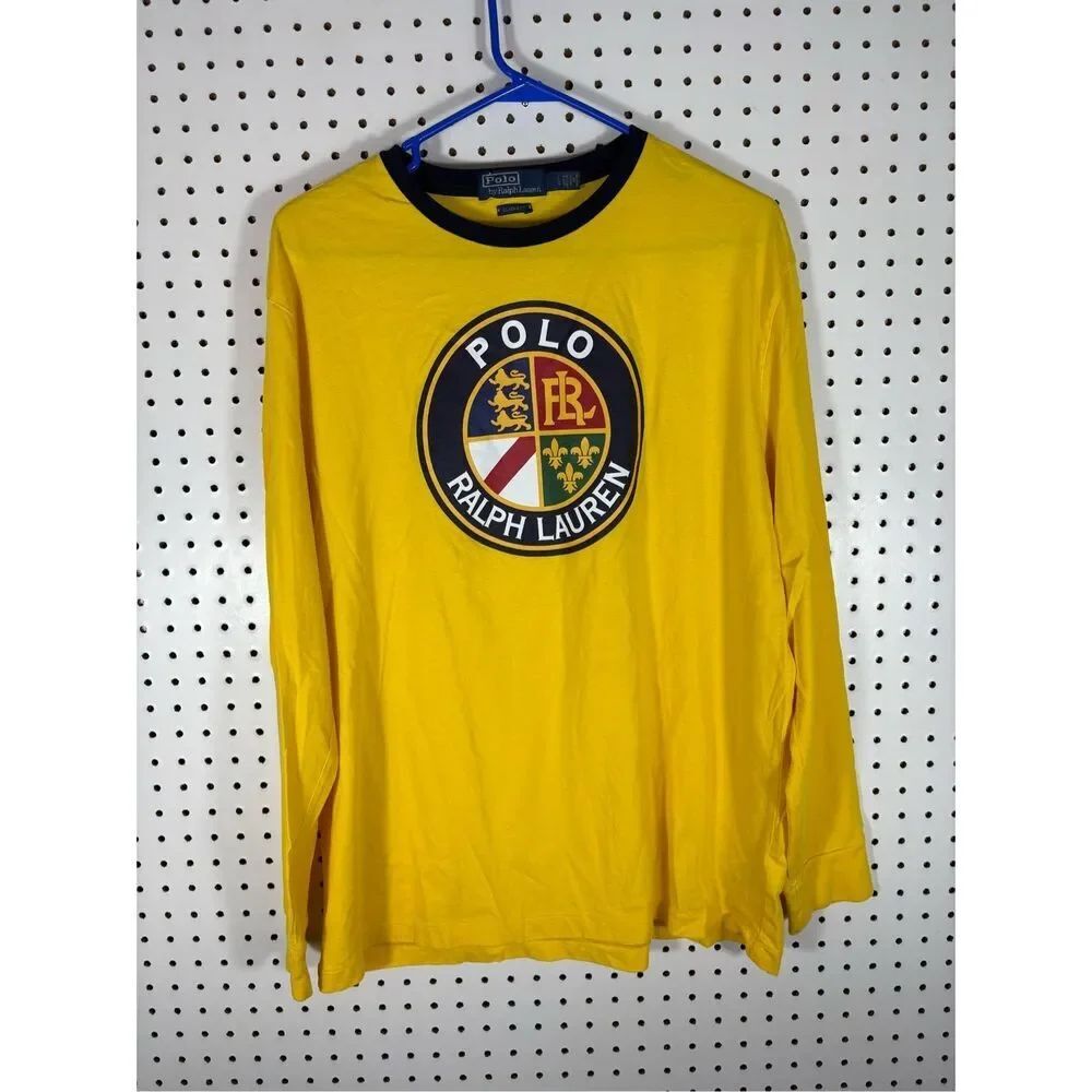 Polo Ralph Lauren cookie patch long sleeve shirt size L
